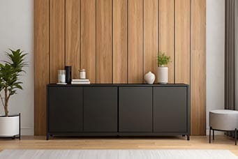 furniture and wall panelling