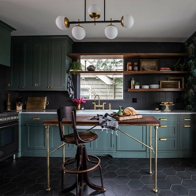 kitchen black matte